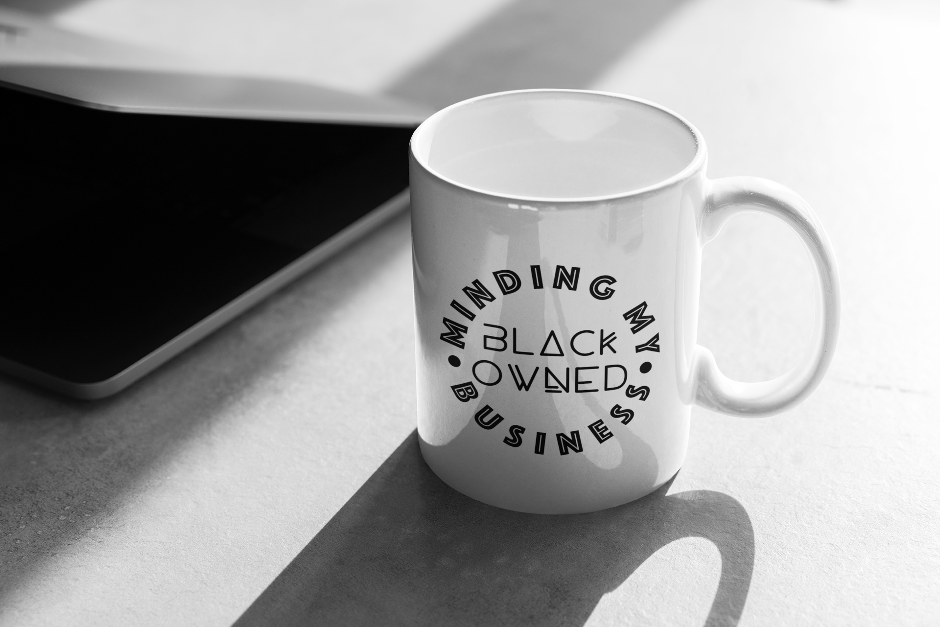 Minding My Black Owned Business mug