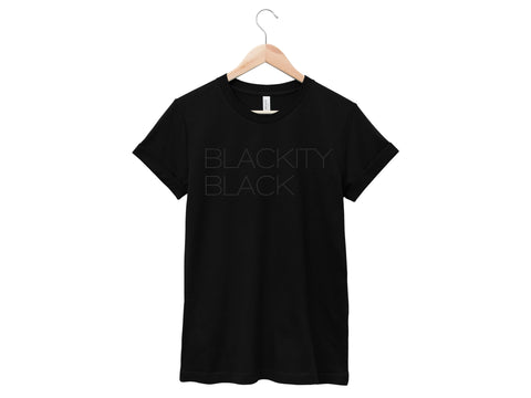 Blackity Black Shirt (Reflective)