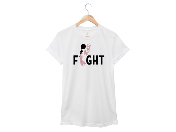 Breast Cancer - Fight w/ Butterflies Shirt