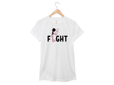 Breast Cancer - Fight w/ Butterflies Shirt