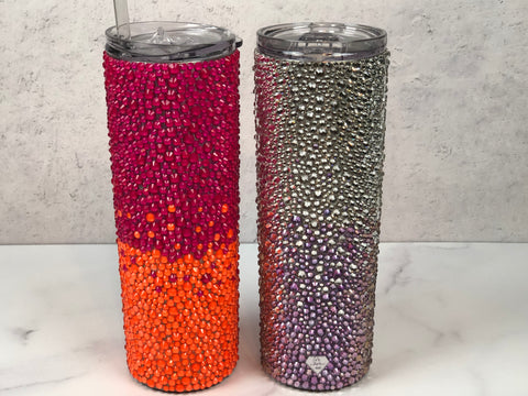 Bling Tumbler - Two Color Ombre - 20oz. (Tall)