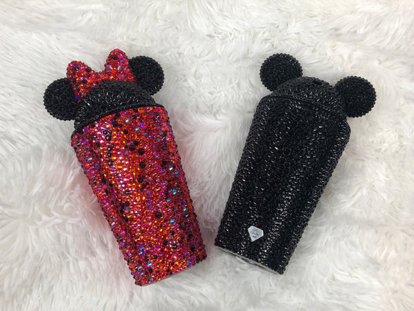 Bling Tumbler - Mouse Ears w/ Bow