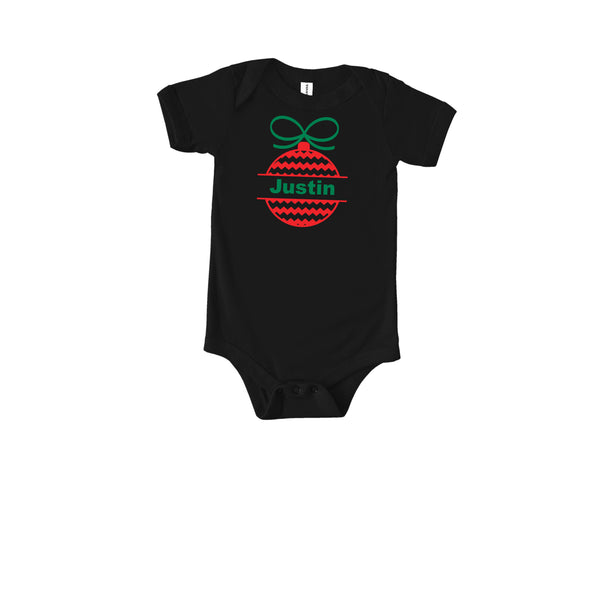 Personalized Ornament Onesie