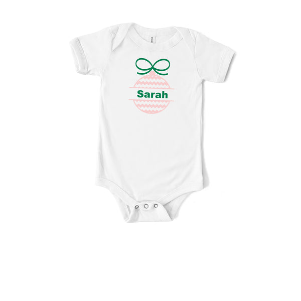 Personalized Ornament Onesie