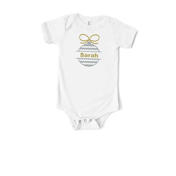 Personalized Ornament Onesie