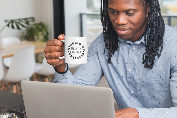 Minding My Black Owned Business mug